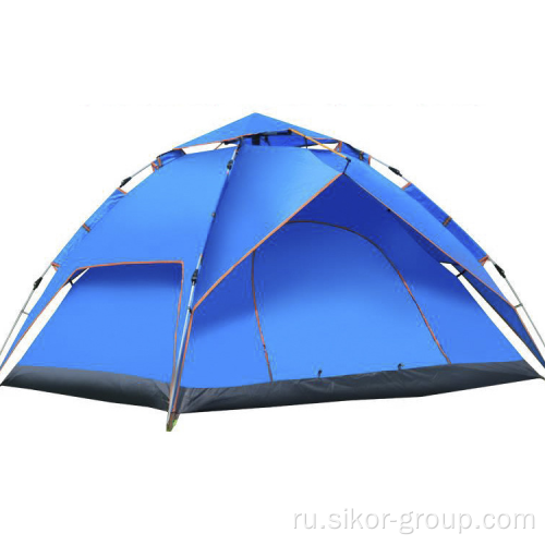 Качественная автоматическая всплывающая палатка на открытом воздухе.